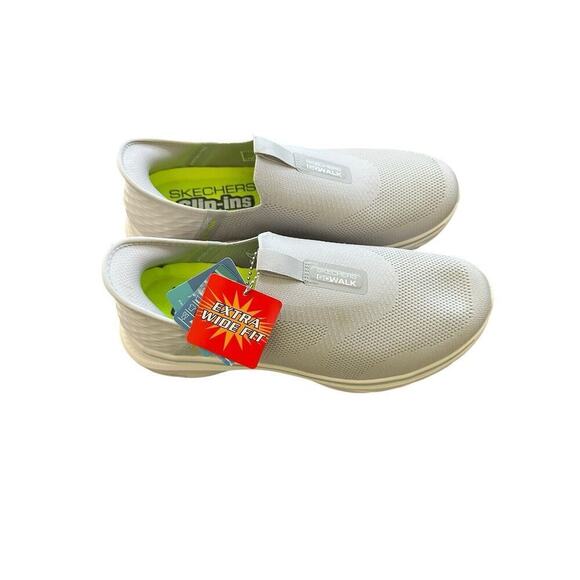 Men's Skechers, Slip-ins: GO WALK 6 - Size 8.5- Wide Width 216278WW-GRY - Picture 4 of 12
